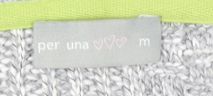 Womens UK Size M Marks and Spencer Grey Cardigan Jumper