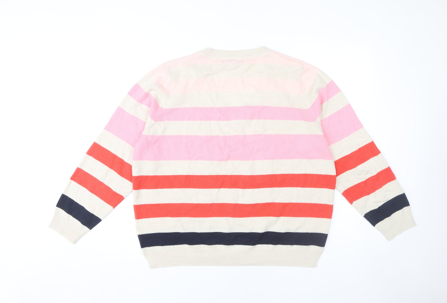 Womens UK Size L Marks and Spencer Multicoloured Pullover Jumper