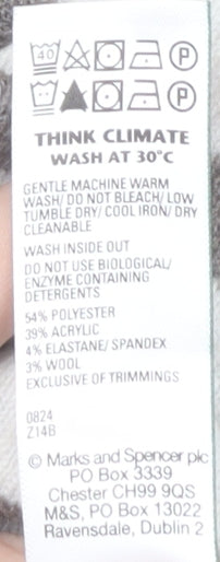 Womens UK Size M Marks and Spencer Ivory Pullover Jumper