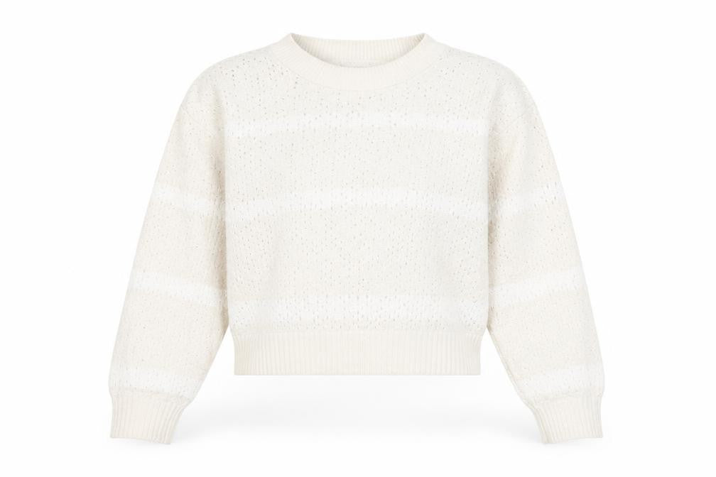 Womens UK Size M MNG Ivory Pullover Jumper
