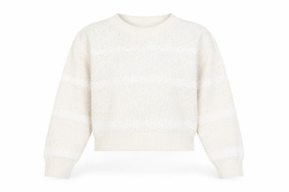 Womens UK Size M MNG Ivory Pullover Jumper