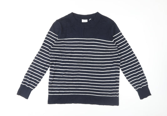Womens UK Size L NEXT Blue Pullover Jumper