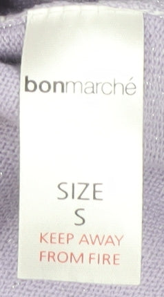 Womens UK Size S Bonmarché Purple Pullover Jumper