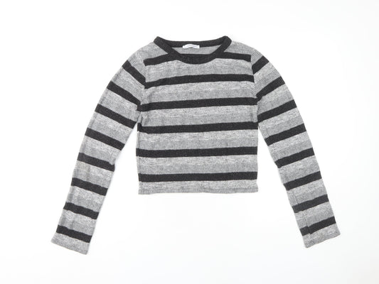 Womens UK Size 12 Zara Grey Pullover Jumper