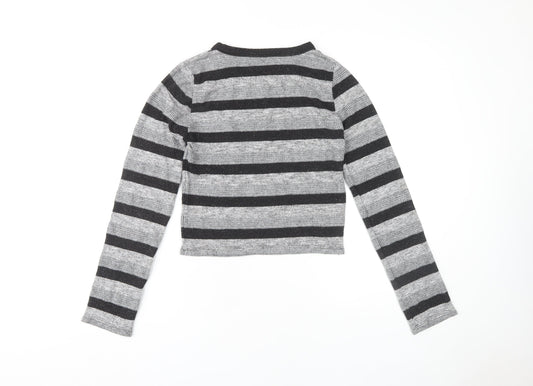 Womens UK Size 12 Zara Grey Pullover Jumper