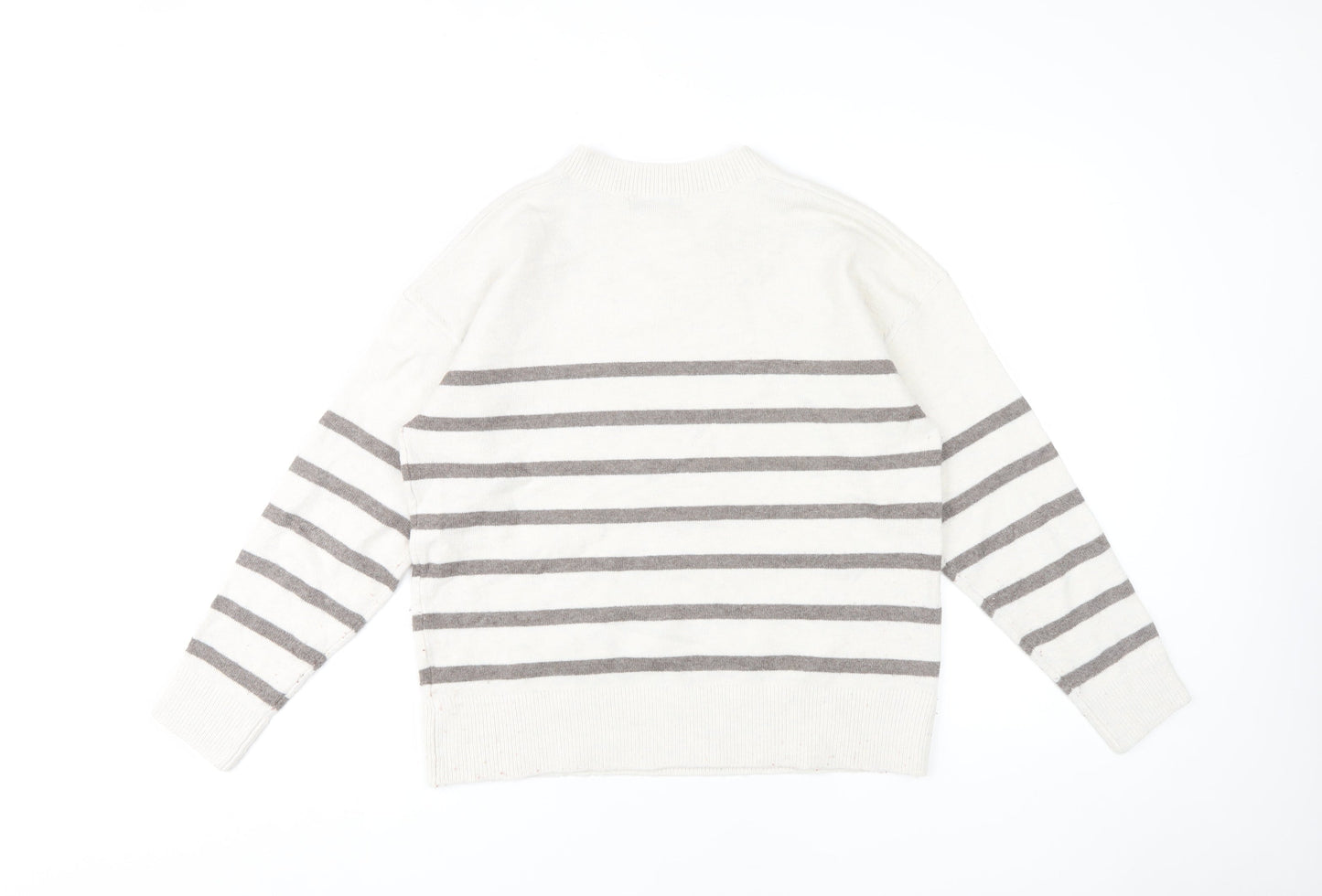 Womens UK Size M Marks and Spencer Ivory Pullover Jumper