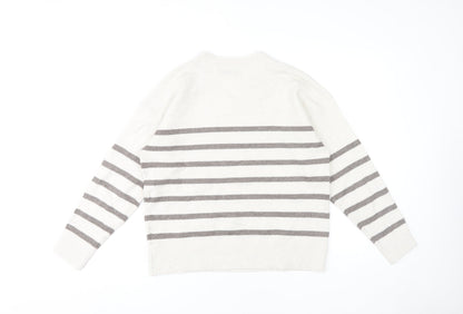 Womens UK Size M Marks and Spencer Ivory Pullover Jumper