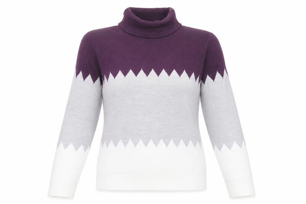 Womens UK Size 14 Marks and Spencer Purple Pullover Jumper