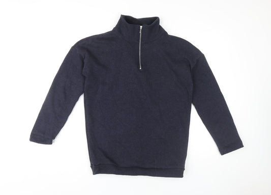 Mens UK Size S NEXT Blue Pullover Sweatshirt