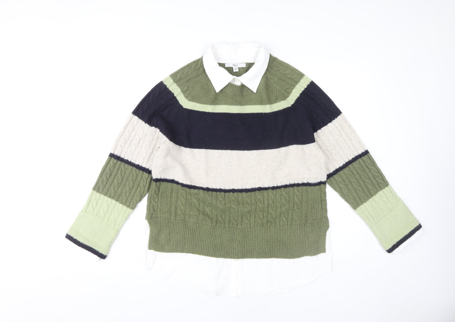 Womens UK Size M NEXT Multicoloured Pullover Jumper
