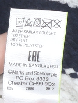 Womens UK Size XL Marks and Spencer White Pullover Jumper