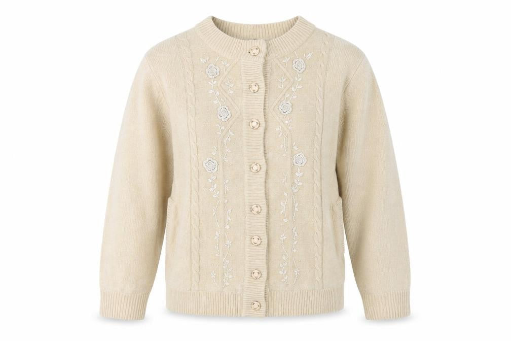 Womens UK Size M/L Reflect Collection Beige Cardigan Jumper