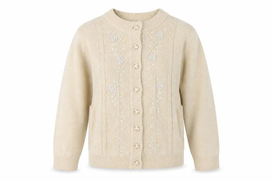 Womens UK Size M/L Reflect Collection Beige Cardigan Jumper