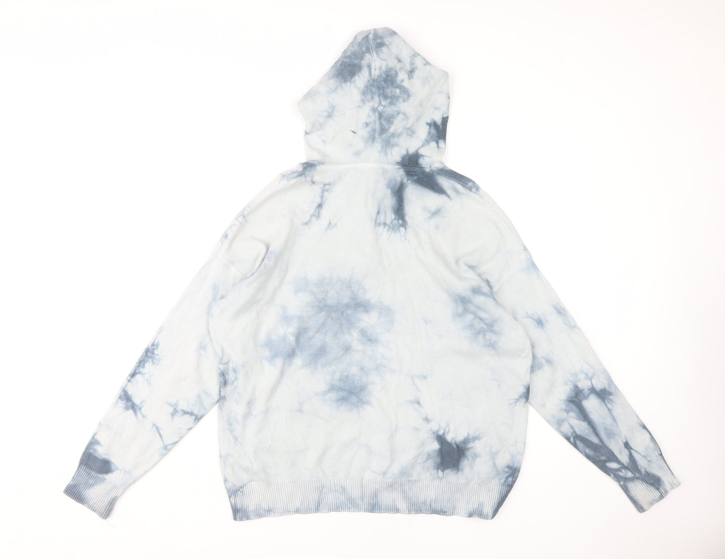 New Look Women's Blue Tie-Dye Pullover Hoodie, S, Spring