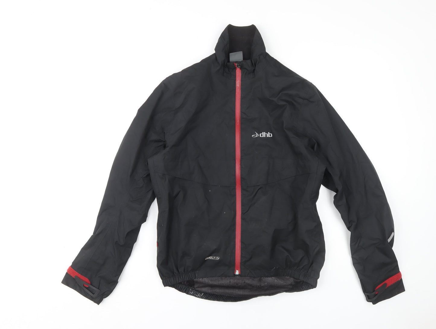 dhb Women's Black Rain Jacket Size 10, Waterproof Windbreaker