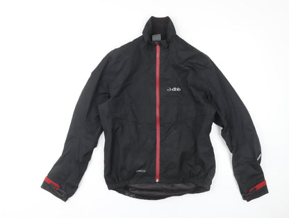 dhb Women's Black Rain Jacket Size 10, Waterproof Windbreaker