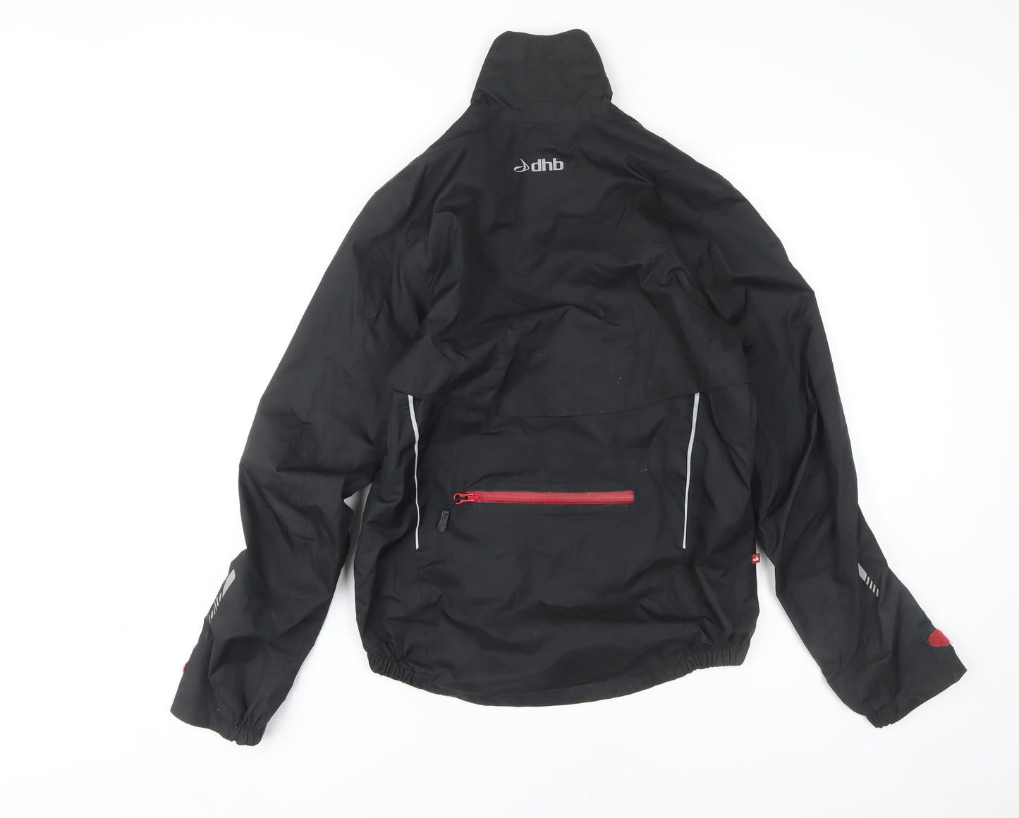 dhb Women's Black Rain Jacket Size 10, Waterproof Windbreaker
