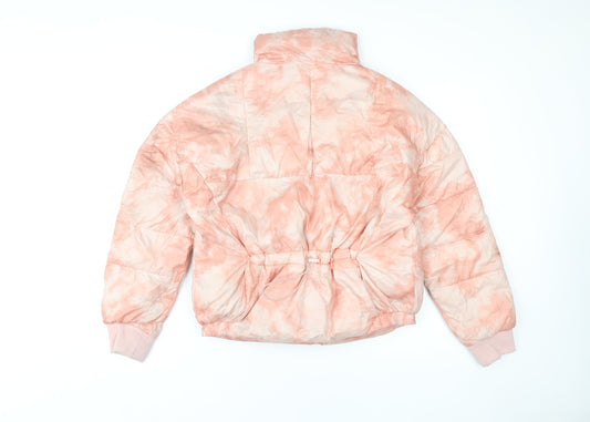 Levi's Pink Women Puffer Jacket XS Casual Winter