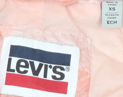 Levi's Pink Women Puffer Jacket XS Casual Winter