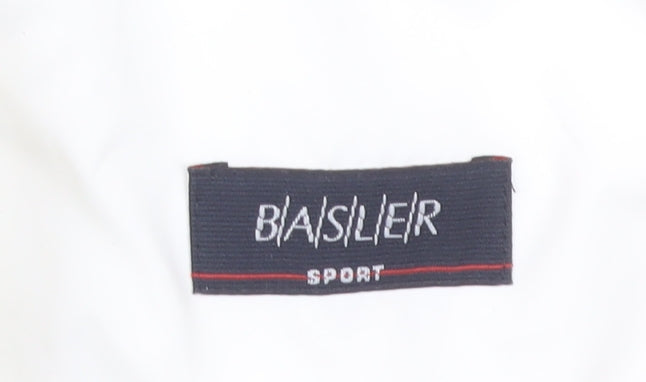 Basler Women's White Polyester Basic Jacket Size 14