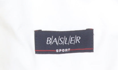 Basler Women's White Polyester Basic Jacket Size 14