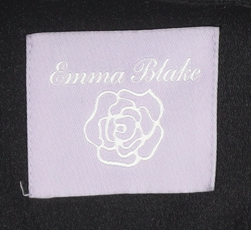 Emma Blake Women's Black Blazer Size 14 Classic Fit