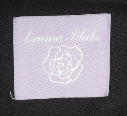Emma Blake Women's Black Blazer Size 14 Classic Fit
