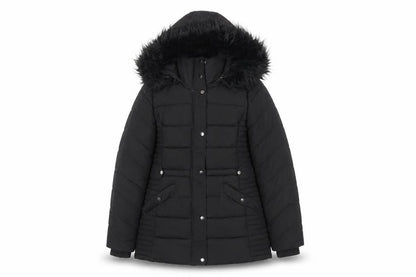 Womens UK Size S Wallis Black Puffer Jacket