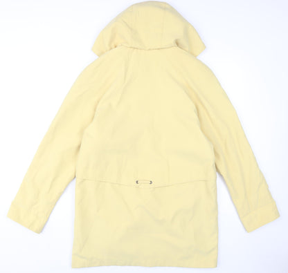 Klass Collection Women's Yellow Hooded Jacket, Size S