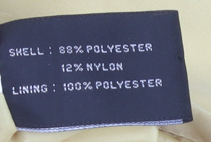 Klass Collection Women's Yellow Hooded Jacket, Size S