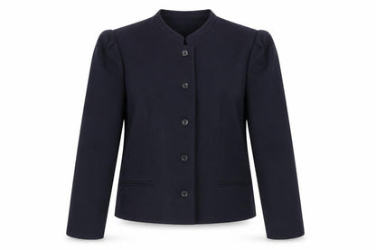 Brian Tucker Women's Black Jacket Size 12 Collarless