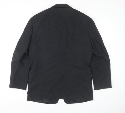 Mens UK Size 38 Ciro Citterio Regular Black Suit Jacket