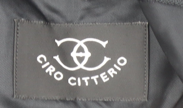 Mens UK Size 38 Ciro Citterio Regular Black Suit Jacket
