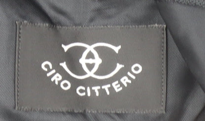 Mens UK Size 38 Ciro Citterio Regular Black Suit Jacket