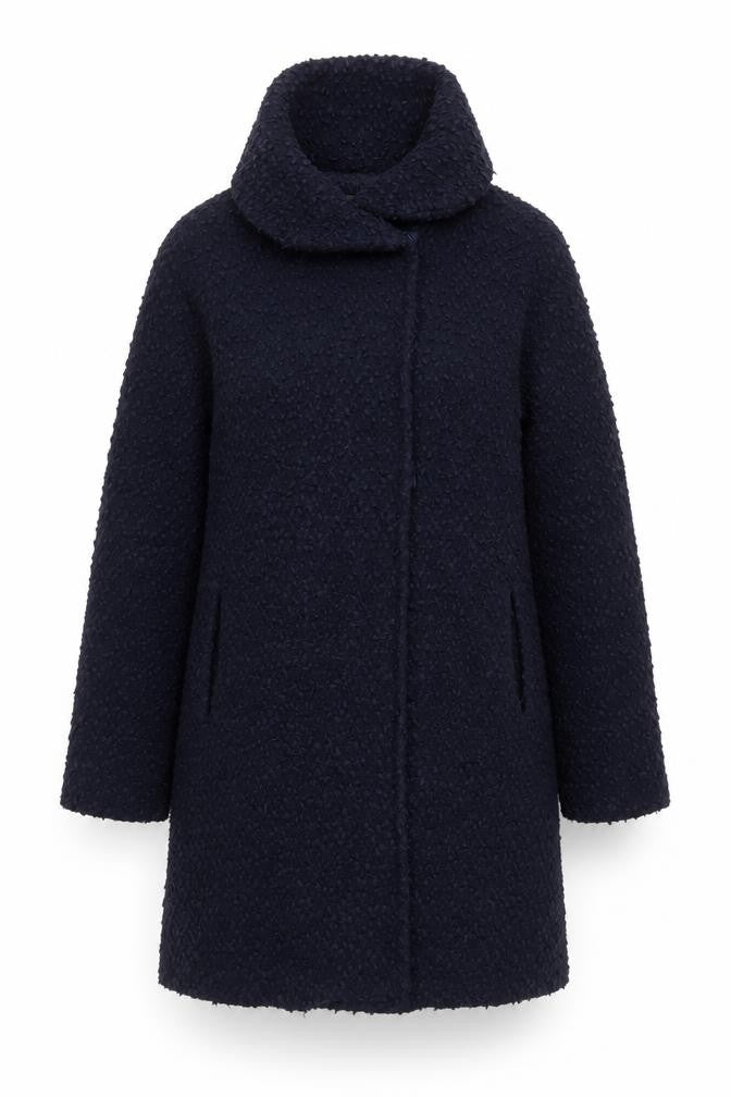 Womens UK Size 14 Phase Eight Blue Overcoat