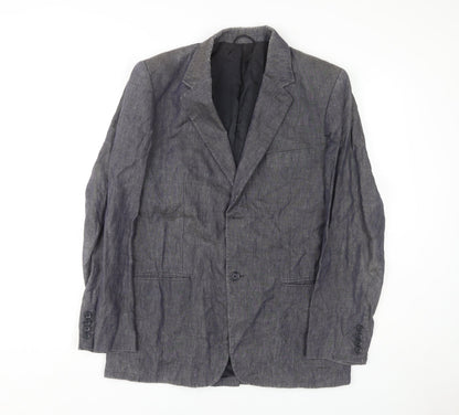Mens UK Size 38 French Connection Regular Grey Suit Jacket