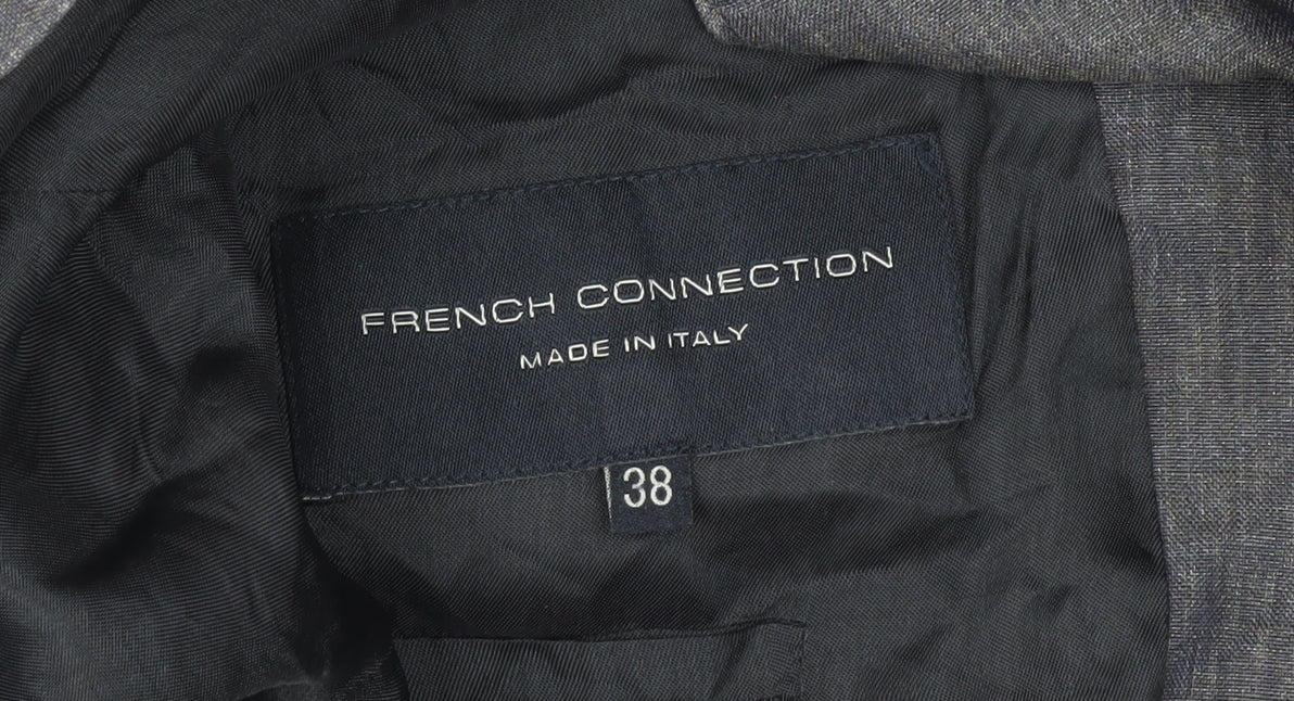 Mens UK Size 38 French Connection Regular Grey Suit Jacket