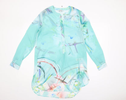 Womens UK Size 8 NEXT Multicoloured Tunic Blouse