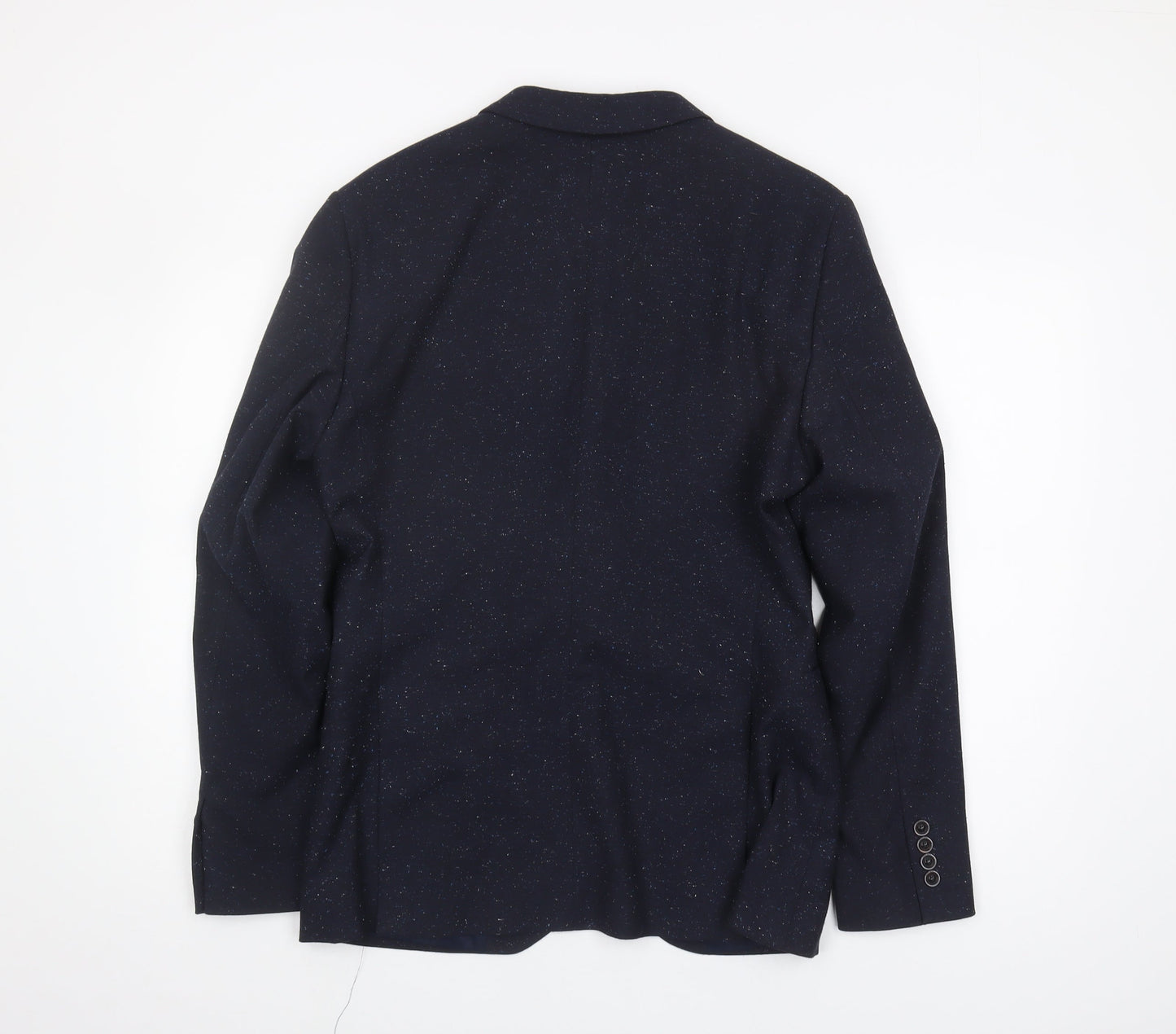 Mens UK Size 40 Zara Man Regular Blue Suit Jacket