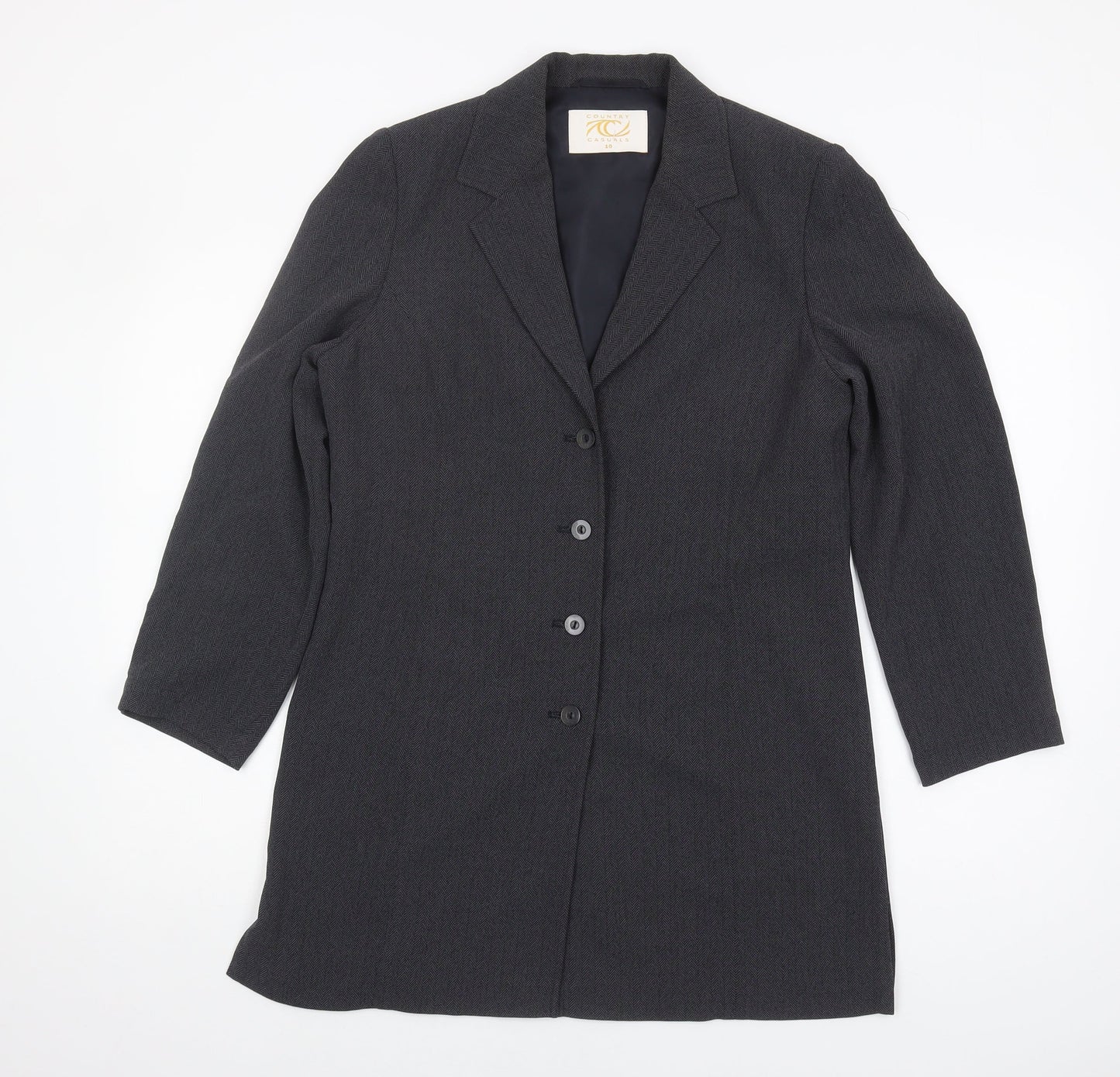 Country Casuals Women Black Blazer Size 10