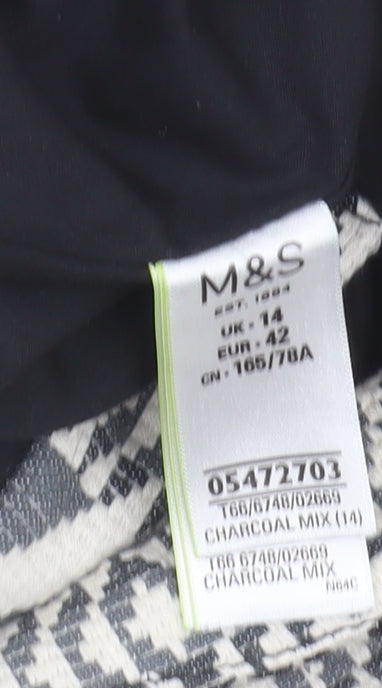 Marks and Spencer Women's Geometric Pencil Skirt UK 14