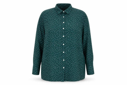 Womens UK Size 14 New Look Green Basic Button-Up