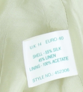 Kaliko Women's Ivory Floral Embroidered Skirt