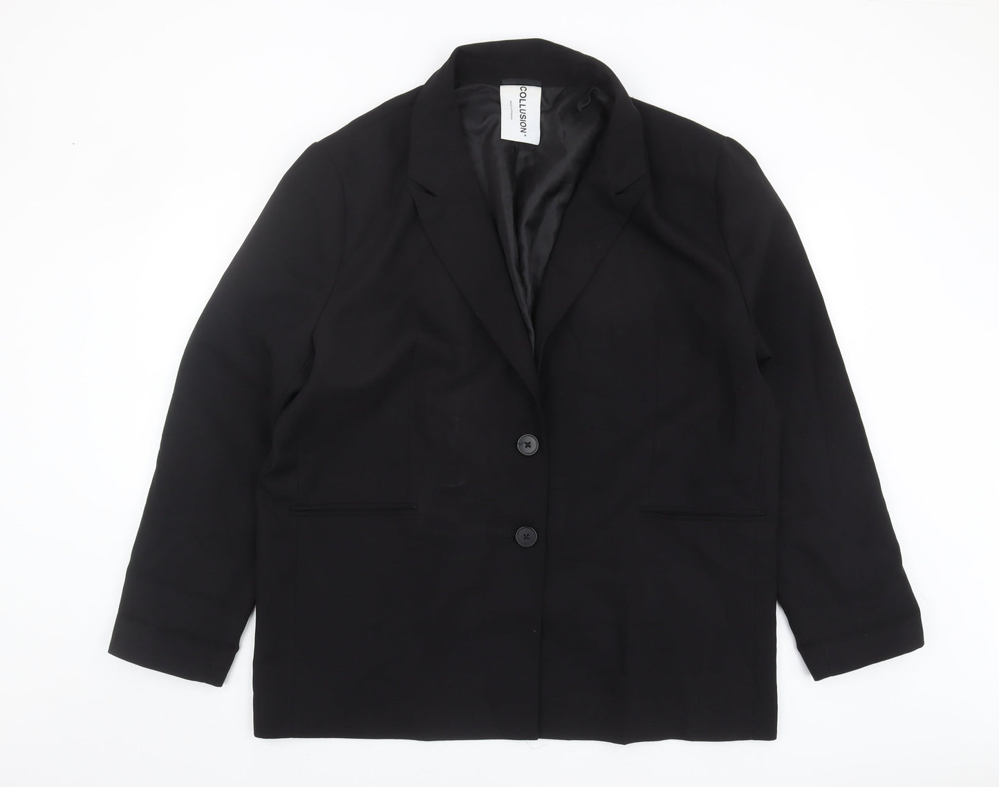 Collusion Women's Black Blazer Size 14