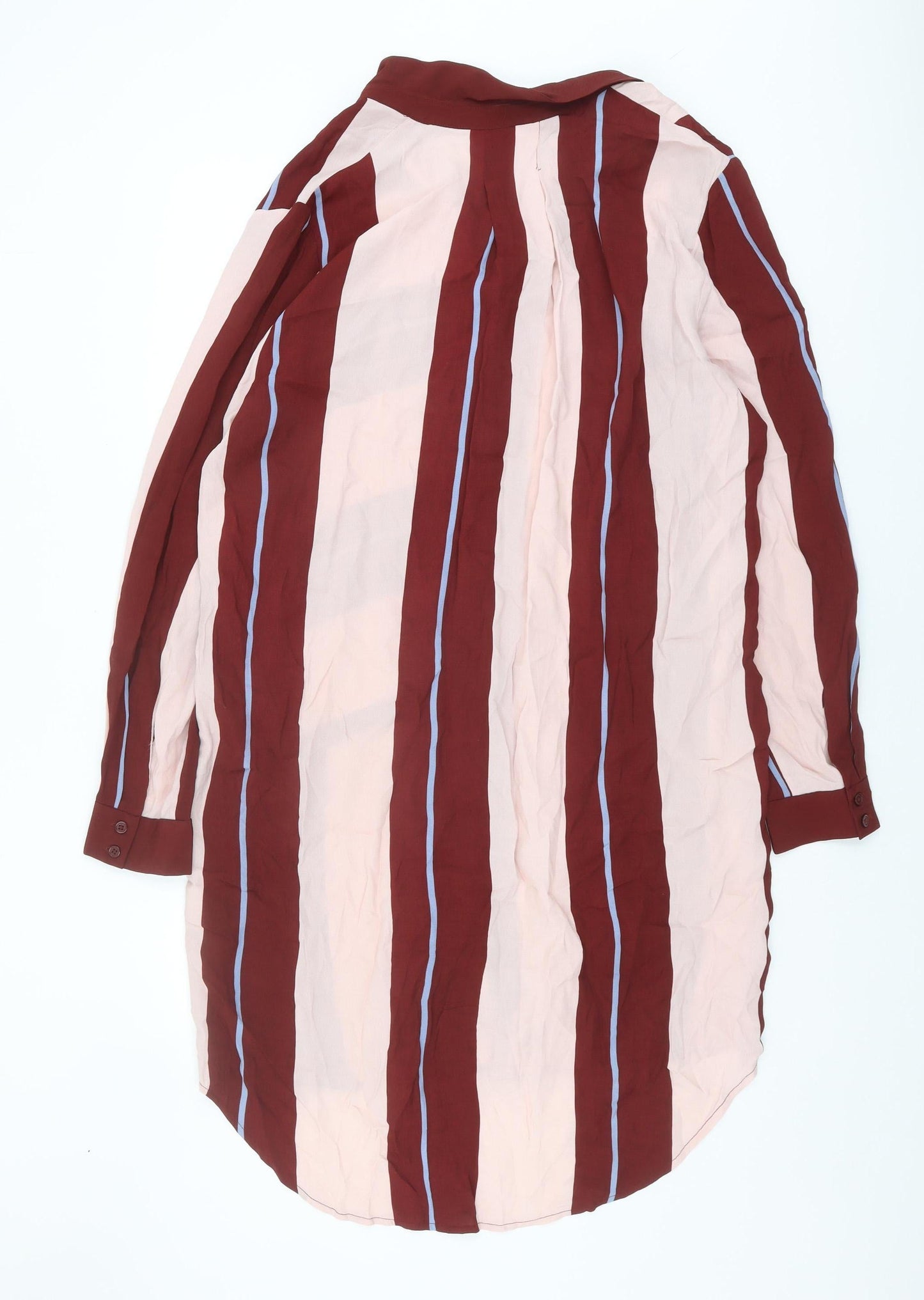 Selected Femme Women Multicoloured Striped Shirt Dress 12