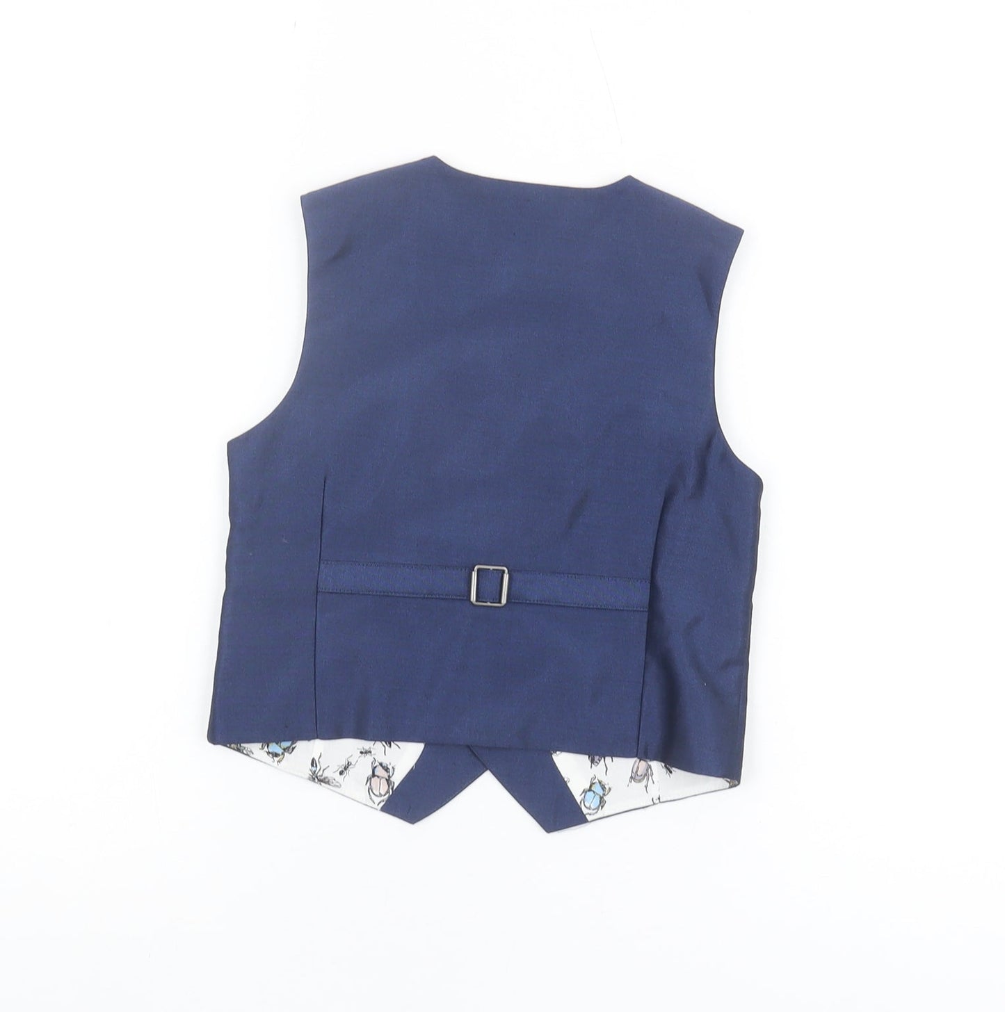 Monsoon Boys Blue Suit Waistcoat 6 Years