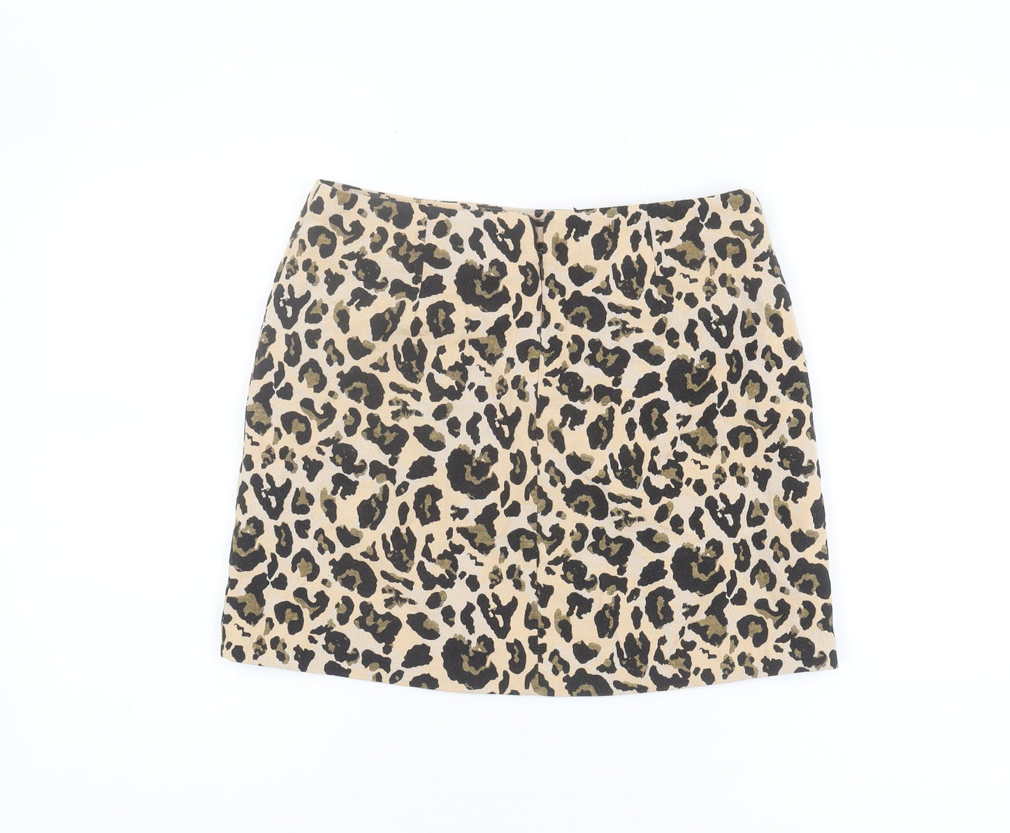 Miss Selfridge Women's Leopard Skirt, Size 10