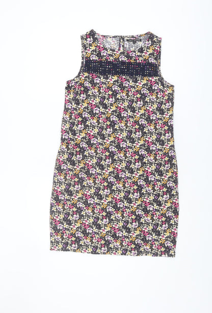 Next Floral Shift Dress for Women, Size 8, Multicoloured