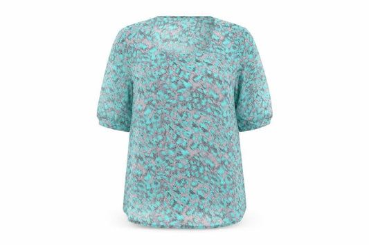 Womens UK Size M VILA Blue Basic Blouse
