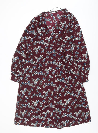 VILA Women's Multicoloured Floral Dress Size 10